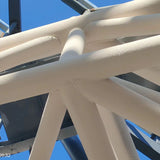 Non-expandive steel structure fire retardant coating