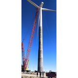 Wind power hybrid tower