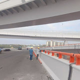 Composite material guardrail handrail