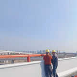Composite material guardrail handrail