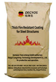 Thick-type fireproof coating for steel structures